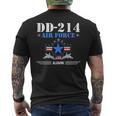 Air Force Alumni Dd-214 - Usaf Men's T-shirt Back Print