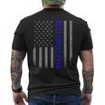 American Flag Dad For Fathers Day Best Uncle Ever Men's Back Print T-shirt