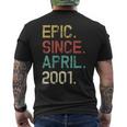 April 2001 18Th Birthday Vintage Epic Men's Back Print T-shirt