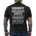 Aries Name Gift Sorry My Heartly Beats For Aries Mens Back Print T-shirt