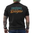 Awesome Like My Daughter For Dad On Fathers Day Mens Back Print T-shirt