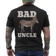 Mens Badass Uncle Pun Cool Men's Back Print T-shirt