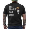 Beagle Best Beagle Dad Ever Men's Back Print T-shirt