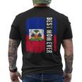 Best Haitian Mom Ever Haiti Flag Mothers Day Gift Mens Back Print T-shirt