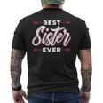 Best Sister Ever Team Friendship Friend Sisters Mens Back Print T-shirt