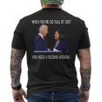 Biden When Youre So Full Of ShiT You Need A Second Asshole Men's Back Print T-shirt
