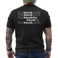 Im Blackity Black Im Black Yall Black History African Men's T-shirt Back Print