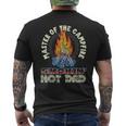 Campfire Master Smoking Hot Dadbod Vintage Distressed Retro Men's Back Print T-shirt