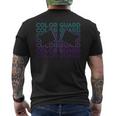 Color Guard Colour Guard Retro Men's Back Print T-shirt