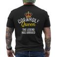 Cornhole Queen The Legend Has Arrived Cornhole Queen Mens Back Print T-shirt