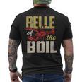 Crawfish Belle Of The Boil Cajun Crayfish Queen Men's Back Print T-shirt