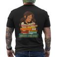 Cute Educated Latina Queen Men's T-shirt Back Print