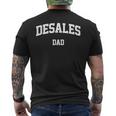 Desales Dad Athletic Arch College University Alumni Men's T-shirt Back Print
