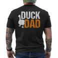 Duck Dad Animal Lover Cute Ducks Themed Men's T-shirt Back Print