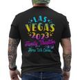 Family Vacation Las Vegas 2023 Matching Family Trip Group Men's Back Print T-shirt