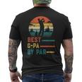 Fathers Day Best Gpa By Par Golf For Dad Grandpa Men's Back Print T-shirt Fathers Day Best Gpa By Par Golf For Dad Grandpa Men's Back Print T-shirt