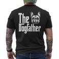 French Bulldog Dog Dad Dogfather Dogs Daddy Father Mens Back Print T-shirt