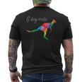 Fun Australia Tshirt With Kangaroo - Gday Mate Men's Back Print T-shirt