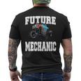 Future Mechanic Costume Monster Truck Adults & Kids Mens Back Print T-shirt