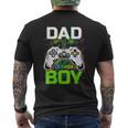 Gaming Video Gamer Dad Of The Birthday Boy Men's Back Print T-shirt