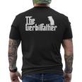 Gerbil Owner The Gerbil Father Dad Men's Back Print T-shirt