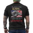 This Girl Who Kinda Stole My Heart She Calls Me Grandpa Men's T-shirt Back Print
