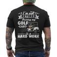 Golf Cart Retirement Grandpa Gift Retired Golfing Mens Back Print T-shirt Golf Cart Retirement Grandpa Gift Retired Golfing Mens Back Print T-shirt