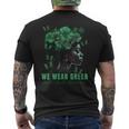 In May We Wear Green Mental Health Awareness Mens Back Print T-shirt