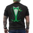 Irish Formal Tuxedo St Patricks Day Men's T-shirt Back Print