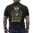 Its A Bin Thing You Wouldnt Understand Shirt Bin Family Crest Coat Of Arm Mens Back Print T-shirt