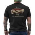 Its A Clemans Thing You Wouldnt Understand Shirt Personalized Name Gifts With Name Printed Clemans Mens Back Print T-shirt