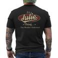 Its A Julie Thing You Wouldnt Understand Personalized Name With Name Printed Julie Men's T-shirt Back Print
