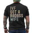 Ivf Dad Ivf Got A Badass Wife V2 Men's T-shirt Back Print