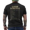 Lane Name Gift Lane Facts V2 Mens Back Print T-shirt