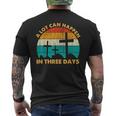 A Lot Can Happen In Three Days Cross Vintage Classic Men's Back Print T-shirt