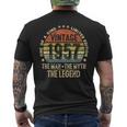 Man Myth Legend Vintage 1957 Limited Edition 65Th Birthday Mens Back Print T-shirt
