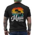Maui Maui Lover Hawaii Tourist Maui Surf Men's T-shirt Back Print