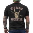 Mechanic Garage Car Enthusiast Man Cave Design For Garage Gift For Mens Mens Back Print T-shirt