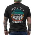 Mind If I SmokeBbq Mind If I Smoke Men's Back Print T-shirt