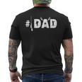 Number One Best Hunting Dad Deer Hunter Fathers Day Men's Back Print T-shirt