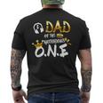 Old School Funny Hip Hop Dad Of The Notorious One Mens Back Print T-shirt