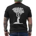 Optical Illusion Tree Man Woman Faces Men's Back Print T-shirt