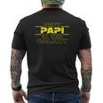 Papi Gifts Best Papi In The Galaxy Funny Best Papi Ever Gift For Mens Mens Back Print T-shirt