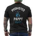 Promoted To Grandpa Again 2019 Soon To Be Pappy Men's Back Print T-shirt