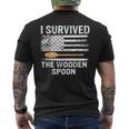 Proud Adult Spoon Survivor I Survived The Wooden Spoon Men's Back Print T-shirt