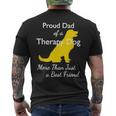 Proud Đa Of A Therapy Dog Dad More Than Just A Best Friends Men's Back Print T-shirt