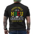 Proud Hbcu Uncle Of A Hbcu Graduate Family Class Of 2023 Mens Back Print T-shirt