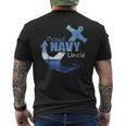 Proud Navy UncleBest Us Army Coming Home Men's Back Print T-shirt