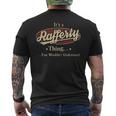 Rafferty Shirt Personalized Name Gifts With Name Rafferty Mens Back Print T-shirt