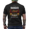 Ranger Shirt Family Crest Ranger Ranger Clothing Ranger Tshirt Ranger Tshirt Gifts For The Ranger Mens Back Print T-shirt